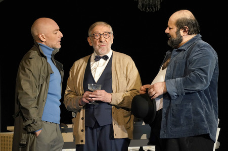 Theaterprobe 'Biedermann und die Brandstifter' in Berlin