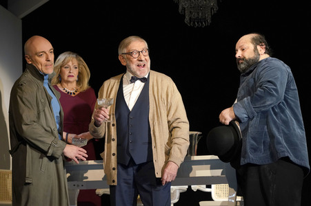 Theaterprobe 'Biedermann und die Brandstifter' in Berlin