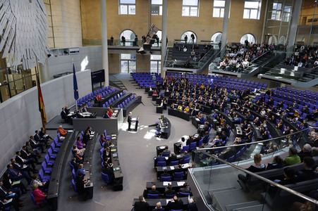 91. Sitzung des Deutschen Bundestages in Berlin