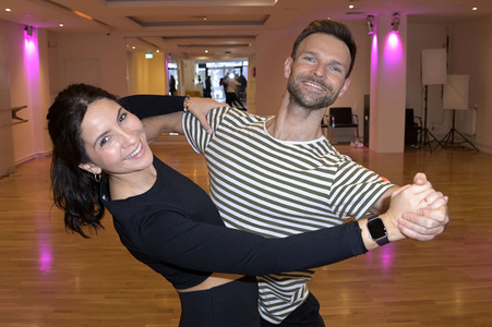 Chryssanthi Kavazi trainiert für 'Let's Dance' in Berlin
