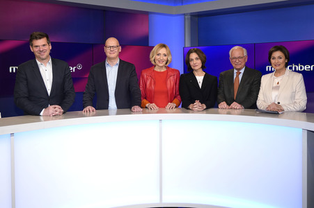 Talkshow 'maischberger' in Berlin