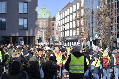 ver.di Streik in in Nürnberg