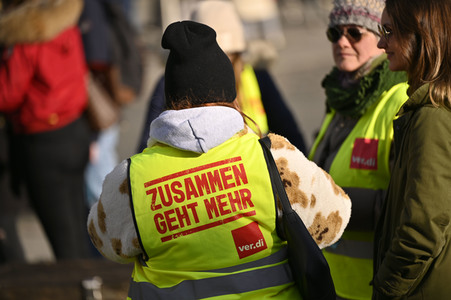 ver.di Streik in in Nürnberg