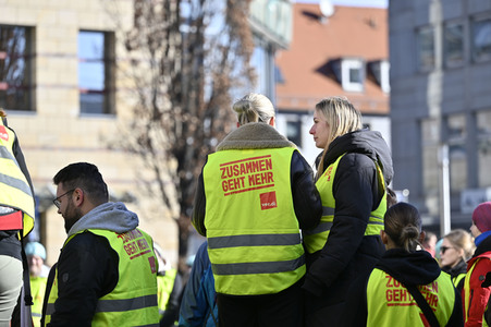 ver.di Streik in in Nürnberg