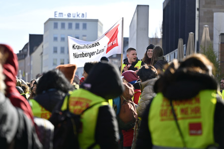 ver.di Streik in in Nürnberg