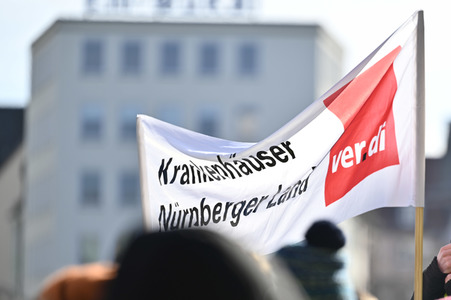 ver.di Streik in in Nürnberg