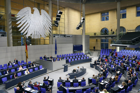 91. Sitzung des Deutschen Bundestages in Berlin