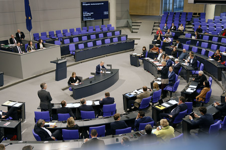 91. Sitzung des Deutschen Bundestages in Berlin