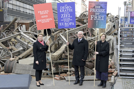 Eröffnung des Wochenendes für die Demokratie in Berlin