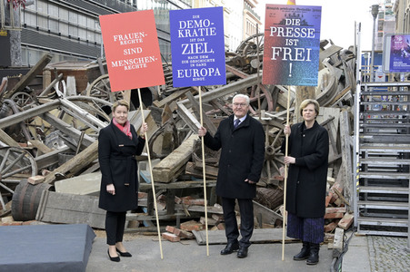 Eröffnung des Wochenendes für die Demokratie in Berlin