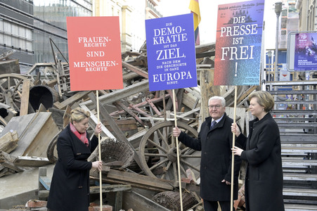 Eröffnung des Wochenendes für die Demokratie in Berlin