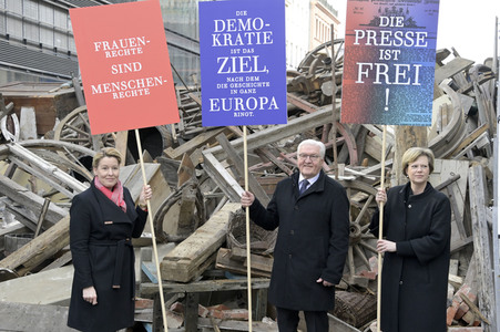 Eröffnung des Wochenendes für die Demokratie in Berlin