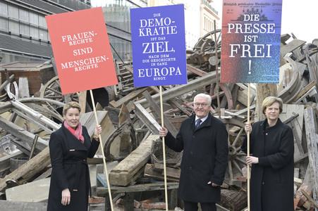 Eröffnung des Wochenendes für die Demokratie in Berlin