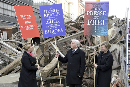 Eröffnung des Wochenendes für die Demokratie in Berlin