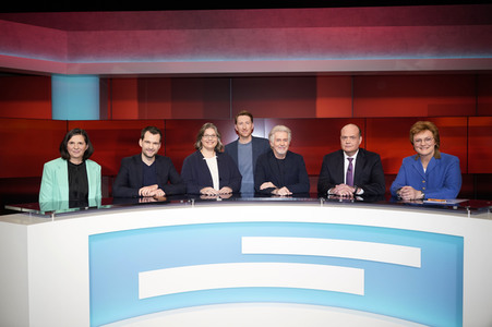 Talkshow 'hart aber fair' in Berlin