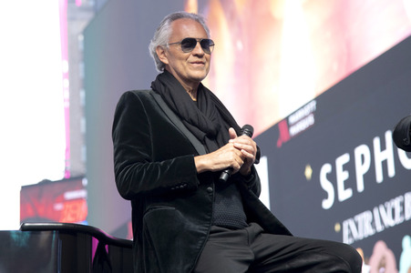 Auftriit von Andrea Bocelli in New York