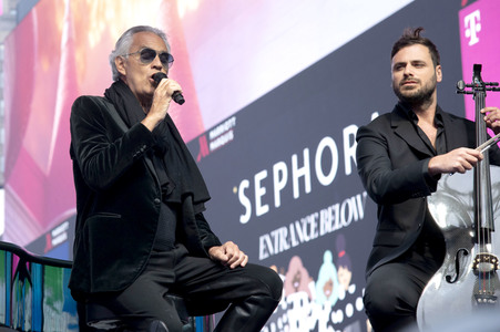 Auftriit von Andrea Bocelli in New York