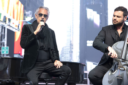 Auftriit von Andrea Bocelli in New York