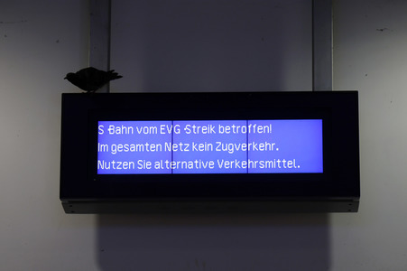 EVG Warnstreik in Berlin