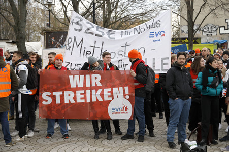 EVG Warnstreik in Berlin