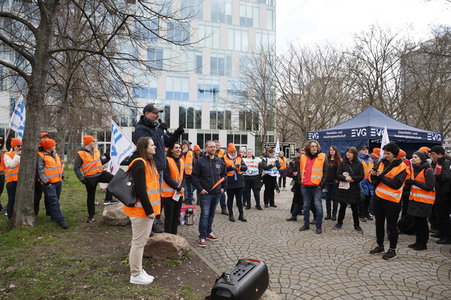 EVG Warnstreik in Berlin