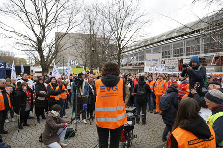 EVG Warnstreik in Berlin