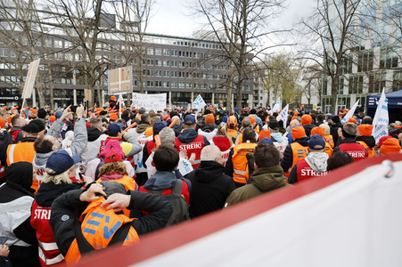 EVG Warnstreik in Berlin