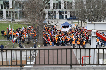 EVG Warnstreik in Berlin