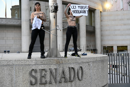Femen Protestaktion in Madrid
