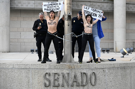 Femen Protestaktion in Madrid