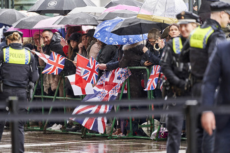 Staatsbesuch des britischen Königspaares in Hamburg
