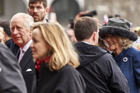 Staatsbesuch des britischen Königspaares in Hamburg