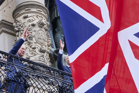 Staatsbesuch des britischen Königspaares in Hamburg