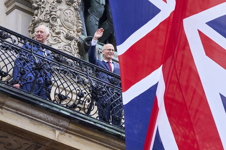 Staatsbesuch des britischen Königspaares in Hamburg