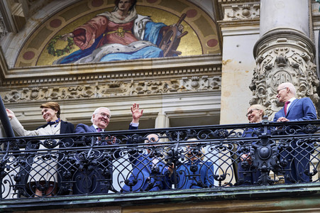 Staatsbesuch des britischen Königspaares in Hamburg