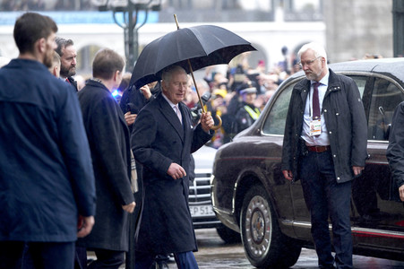 Staatsbesuch des britischen Königspaares in Hamburg