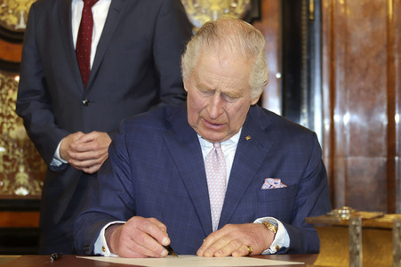Staatsbesuch des britischen Königspaares in Hamburg