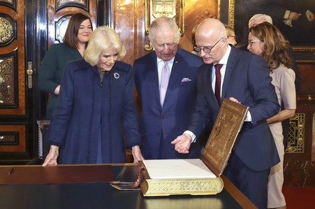 Staatsbesuch des britischen Königspaares in Hamburg
