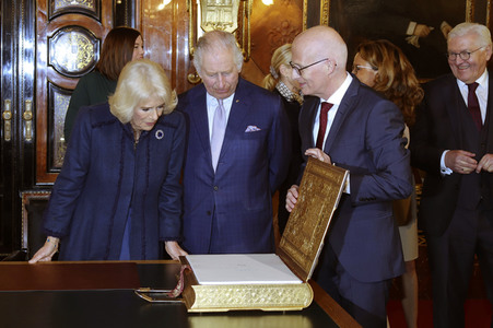 Staatsbesuch des britischen Königspaares in Hamburg