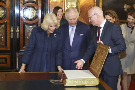 Staatsbesuch des britischen Königspaares in Hamburg