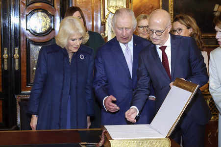 Staatsbesuch des britischen Königspaares in Hamburg