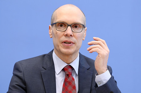 Bundespressekonferenz Gemeinschaftsdiagnose der Wirtschaftsforschungsinstitute Frühjahr 2023 in Berlin