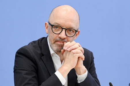Bundespressekonferenz Gemeinschaftsdiagnose der Wirtschaftsforschungsinstitute Frühjahr 2023 in Berlin