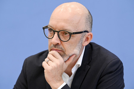 Bundespressekonferenz Gemeinschaftsdiagnose der Wirtschaftsforschungsinstitute Frühjahr 2023 in Berlin