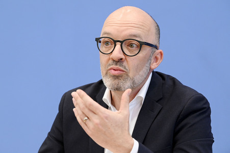 Bundespressekonferenz Gemeinschaftsdiagnose der Wirtschaftsforschungsinstitute Frühjahr 2023 in Berlin