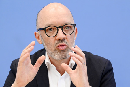 Bundespressekonferenz Gemeinschaftsdiagnose der Wirtschaftsforschungsinstitute Frühjahr 2023 in Berlin