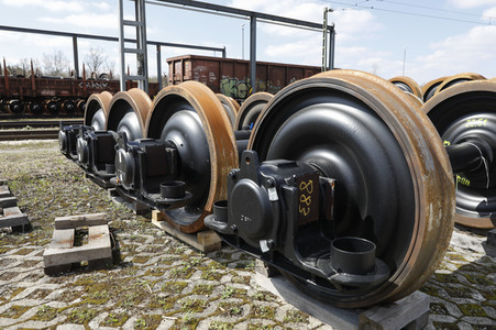 Symbolfoto Eisenbahnrad