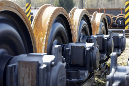 Symbolfoto Eisenbahnrad
