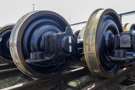 Symbolfoto Eisenbahnrad