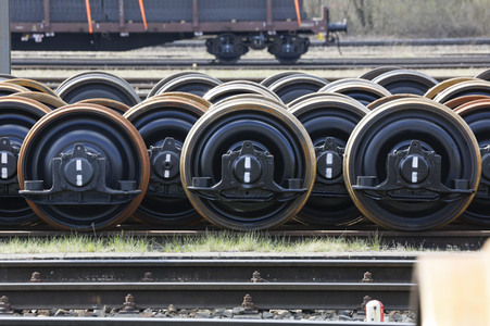 Symbolfoto Eisenbahnrad